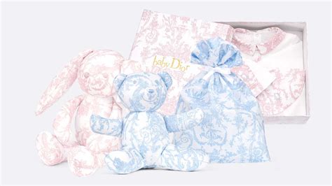 peignoir baby dior|baby Dior christmas gift set.